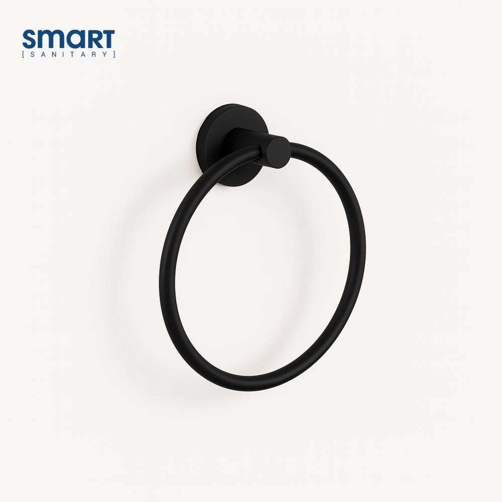 Smart Towel Ring Black ::ID:: S0223BLK