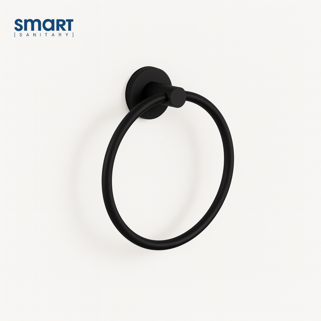 Smart Towel Ring Black ::ID:: S0223BLK