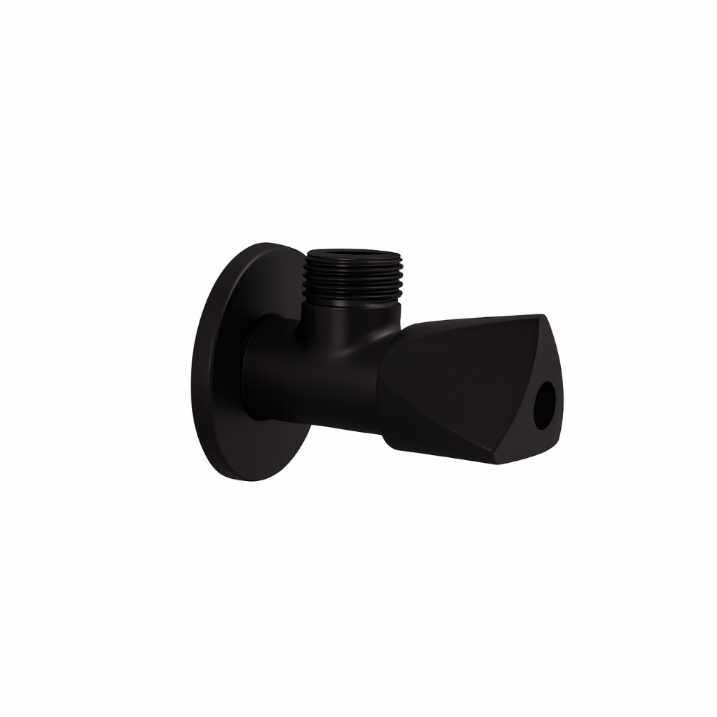 Smart Angle Valve Triangle knob Black ::ID:: SGX3200BLK