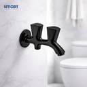 Smart Double Bib Tap Matt Black (SGX1300BK)