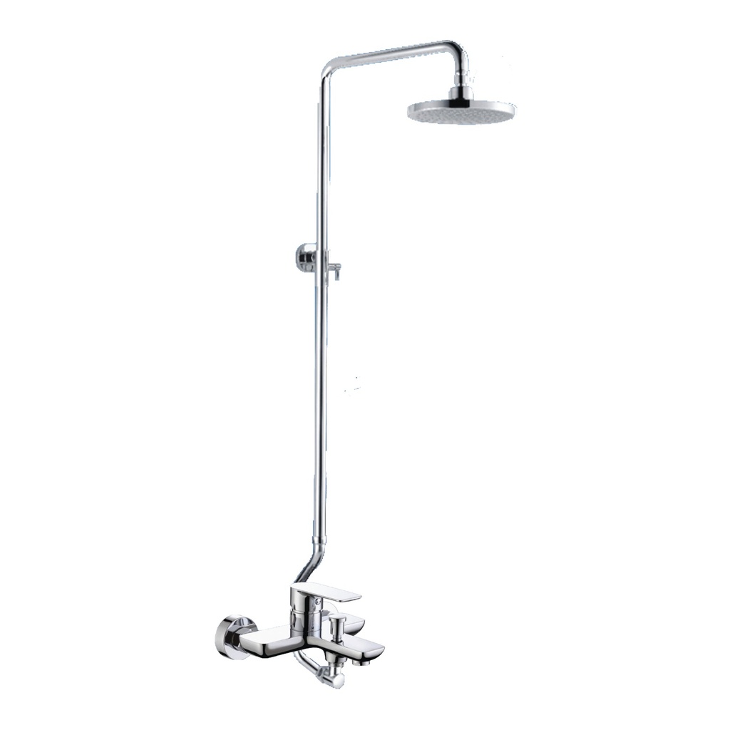 Zilver Talia Bath Mixer with open Shower Rod & Shower ::ID:: ZTLI500