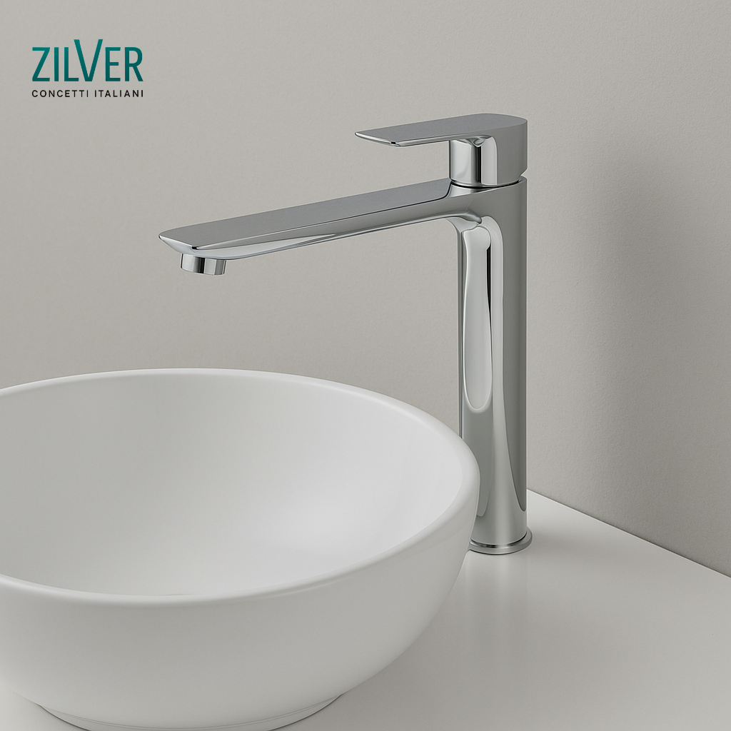 Zilver Bali Wash Basin Mixer Long (ZBLI100)