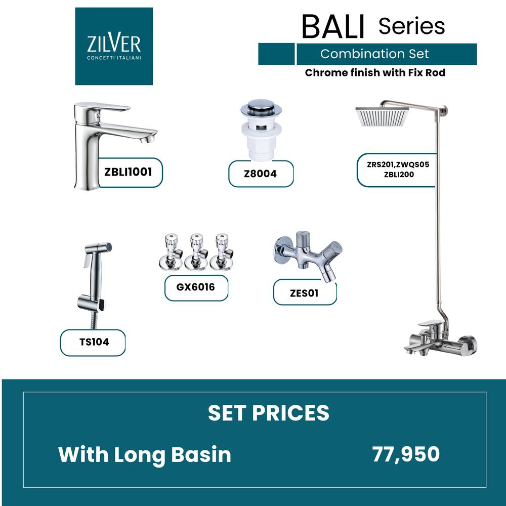 Zilver Bali Complete Bathroom Sets ID::ZBLI03