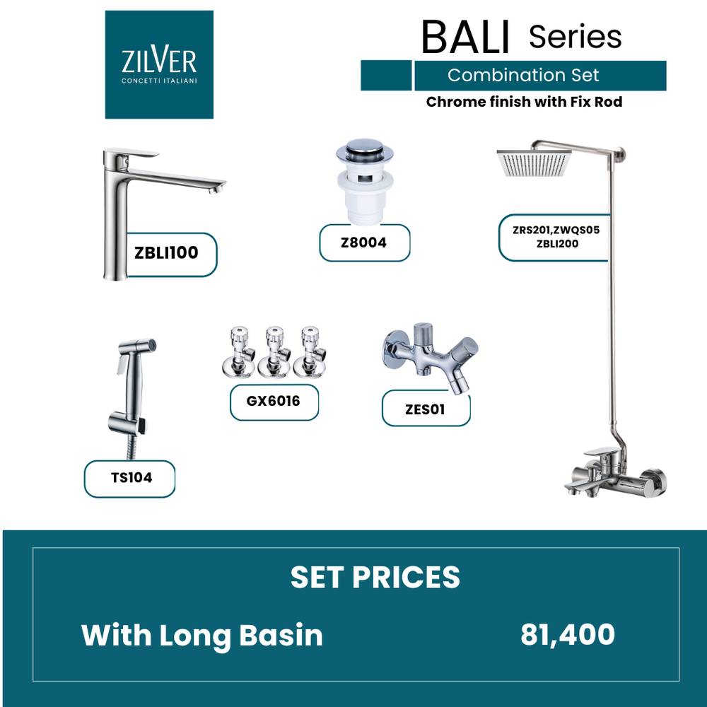 Zilver Bali Complete Bathroom Sets ID::ZBLI03
