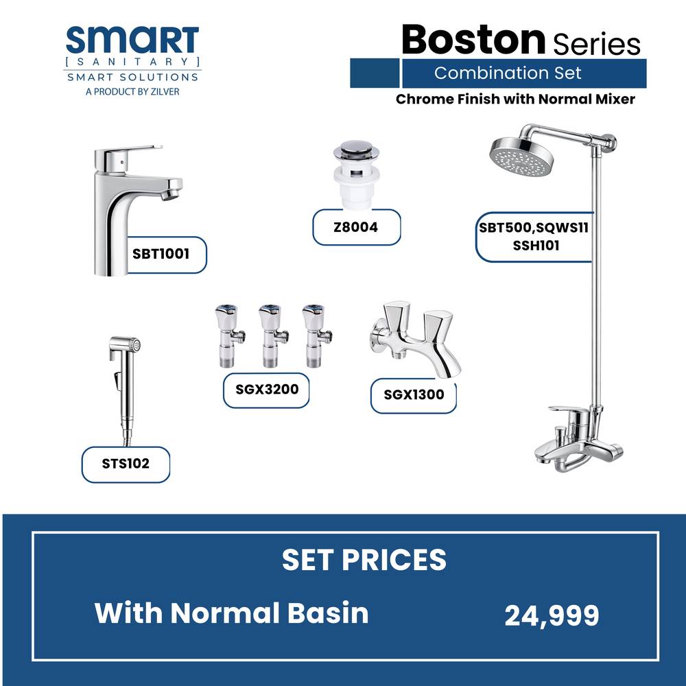 Smart Boston Complete Bathroom set Economical ID::SBT01