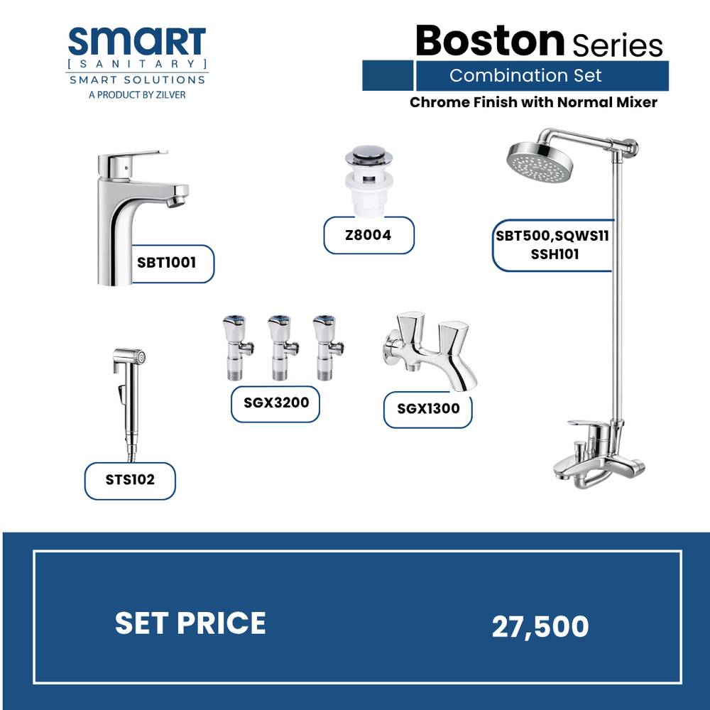 Smart Boston Complete Bathroom set Economical ID::SBT01