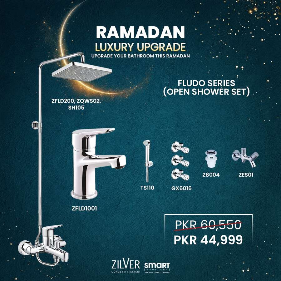 ZILVER Ramadan Open Shower Set (ZROSS)