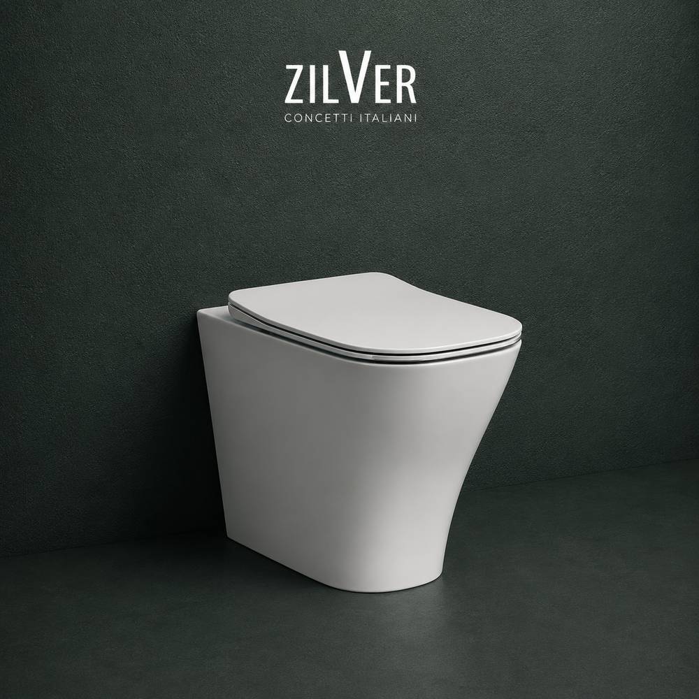 ZILVER BACK TO WALL TOILET  ::ID:: 3303
