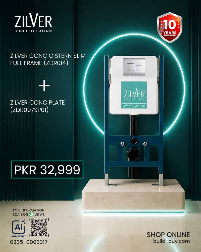 Zilver Concealled Flush Tank : ZDR014