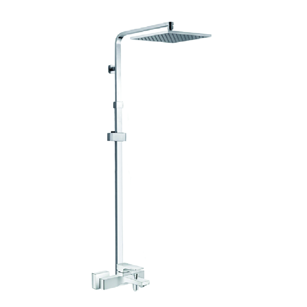 Zilver Cliff Bath Mixer w/ Open Shower Rod only::ID:: ZCLF500