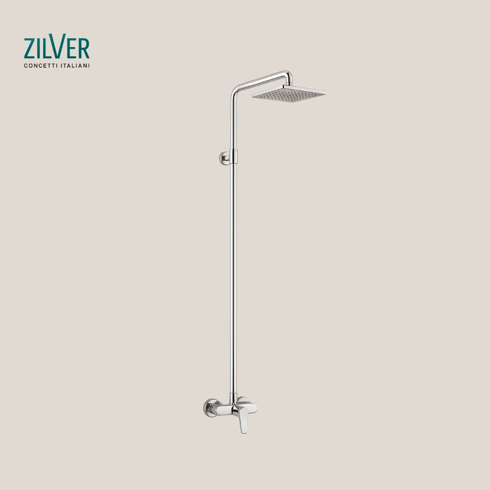 Zilver Kare Bath Mixer With Open Shower (ZKAR500)