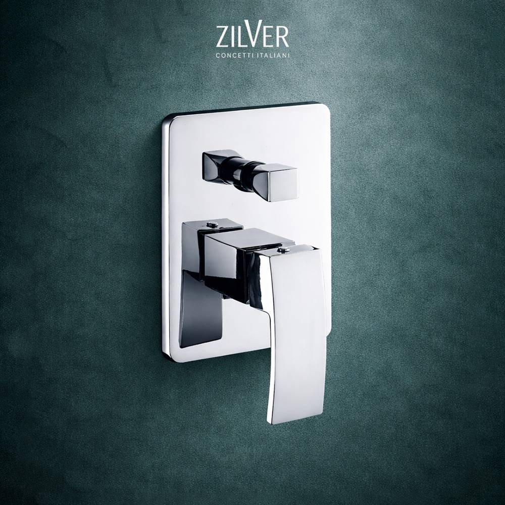 Zilver Concealed Bath mixer with Expose Plate ::ID:: BE705