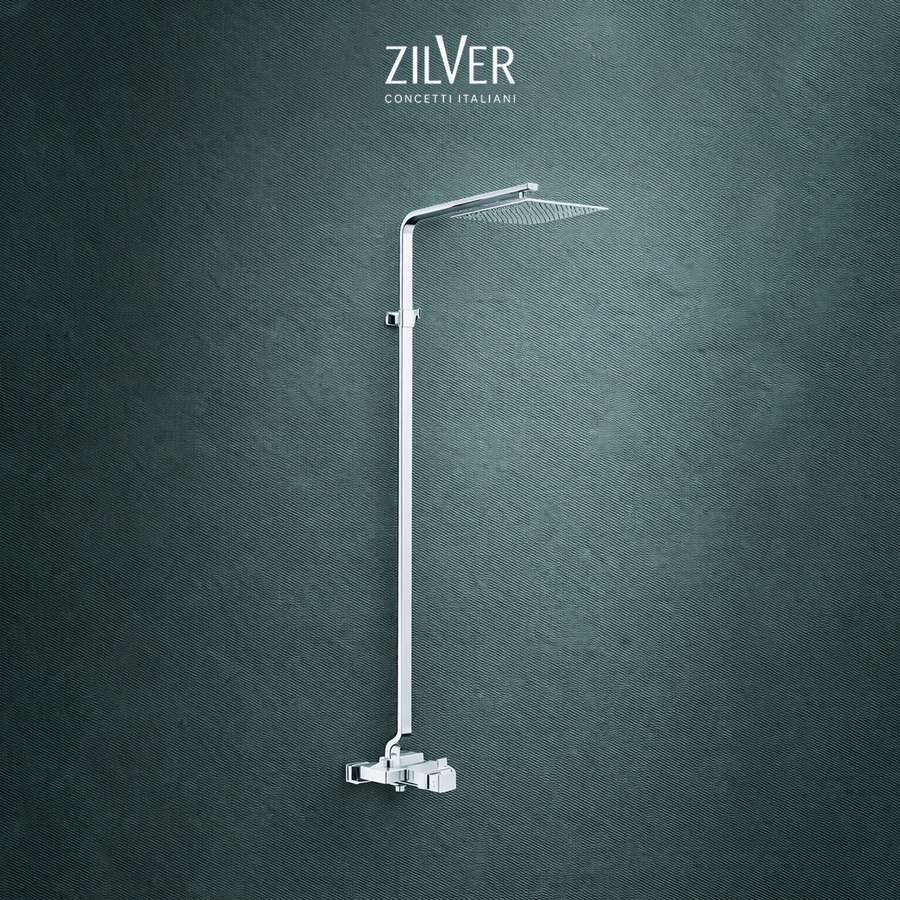 Zilver Bath Mixer with open Shower Rod (ZPYD500)