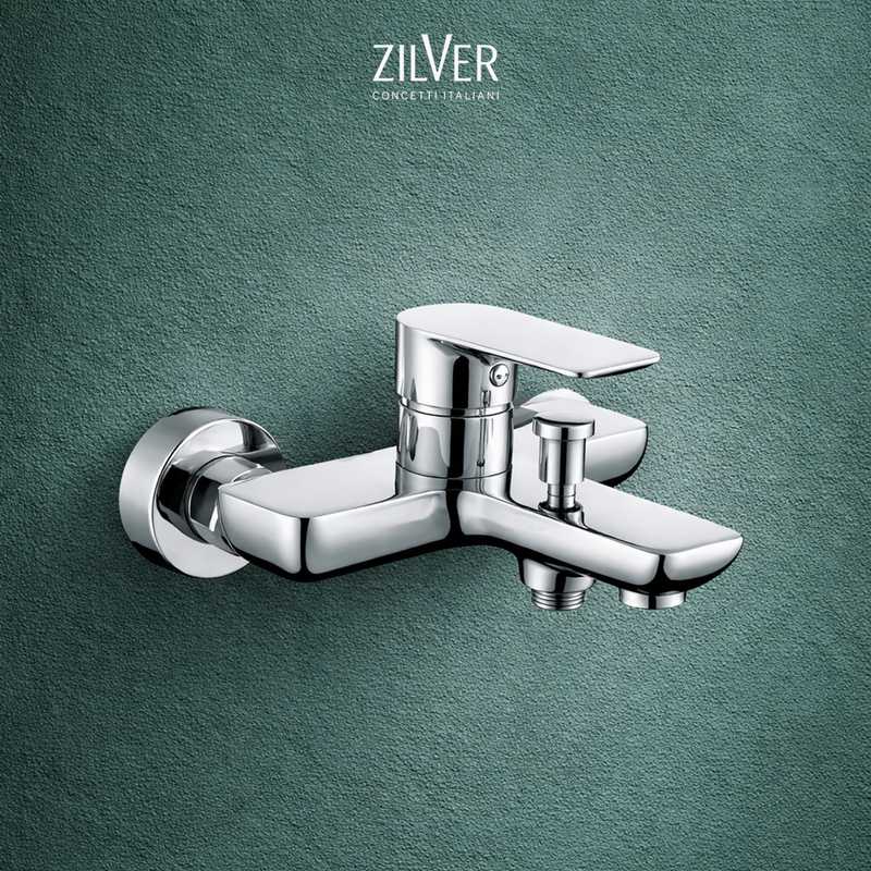 Zilver Violin Bath Mixer (ZVIL200)