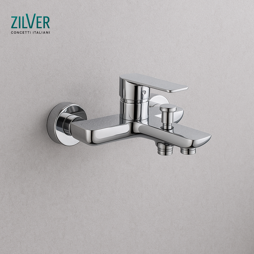 Zilver Violin Bath Mixer (ZVIL200)
