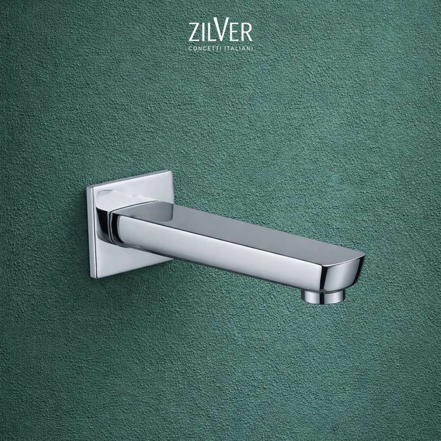 Zilver Bath Spout Square (ZSB05)