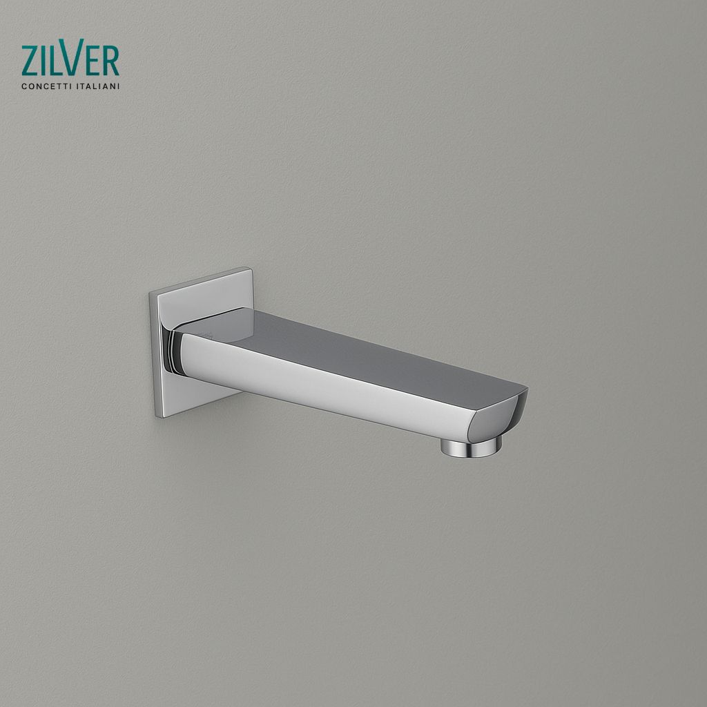Zilver Bath Spout Square (ZSB05)