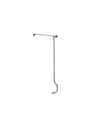 Zilver Shower Rod With Open Bend Tube (Only Rod) ::ID:: ZQWS05