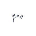 ZILVER BRIGHT WALL BASIN MIXER ::ID:: EB322