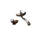 ZILVER SINK MIXER S" TYPE NECK ::ID:: HP400W