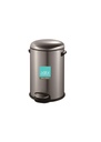 Zilver Dustbin W/Lid 8 Liter (Black)  (ZDB102BK)