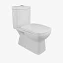 PORTA TWO PIECE COMMODE WITH HYDRAULIC SEAT COVER ::ID:: HD200N