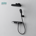 Zilver Concealed Shower Set Black  (ZCSS02MB)