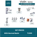 Zilver Violin Concealed Set Normal Basin ID:: Zvil03