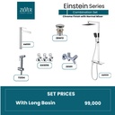 Zilver Einstein Series Chrome Open Shower with Long Basin  ID::AM02