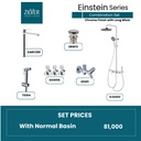 Zilver Einstein Series Chrome Open Shower with Long Basin  ID::AM06