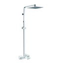 Zilver Cliff Bath Mixer w/ Open Shower Rod only::ID:: ZCLF500