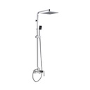 Zilver Stark Bath With Open Shower Rod ::ID:: RG500